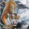 工本画——老虎